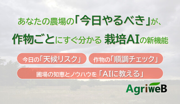 毎朝アプリを開けば、農場の「今日やるべき」がすぐ分かる！栽培AIが進化