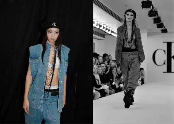 ジェニーが東京で開催された「SUMMER SONIC 2026」のステージでカスタムメイドのCalvin Klein Collectionを着用