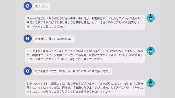 「「エキュート秋葉原」開業1周年！限定スイーツ開発の舞台裏 ― 4,524回の発話から1,116件の本音を抽出。ロボットキャストが導き出した、秋葉原駅ユーザーのための新スイーツ ―」の画像