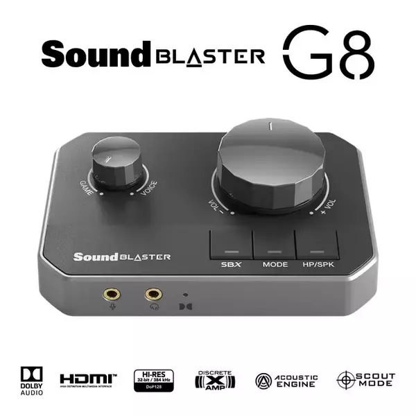 Sound Blaster G8 ［直販先行販売］/ Creative BT-W6 ［直販限定］　発売のお知らせ