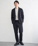 「【アパレル専門店コックス】ikkaメンズより伸縮性のある快適な着心地が特徴な「GOKU楽ワーク」春のセットアップが登場！」の画像1