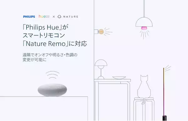 Philips Hue、スマートリモコン「Nature Remo」との対応開始