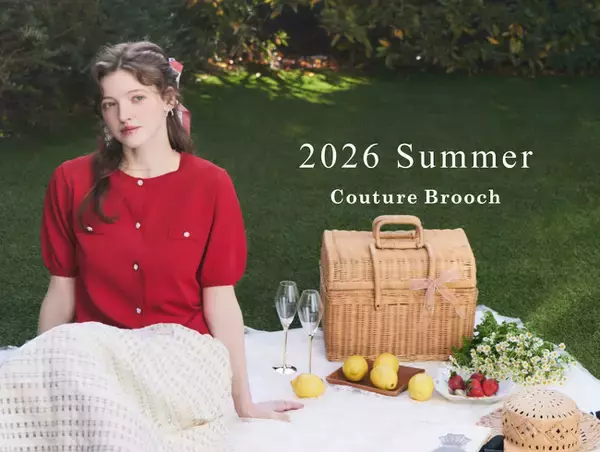 【Couture Brooch】「Le Jardin de pique-nique」をテーマにした、心はずむ夏の新作アイテムラインアップを4月17日(金)より公開！