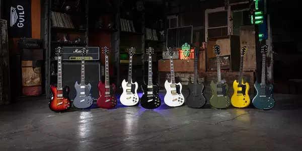 Cordoba エレクトリック ナイロンストリングス ギター『STAGEシリーズ』　Guild エレキギター『POLARAシリーズ』