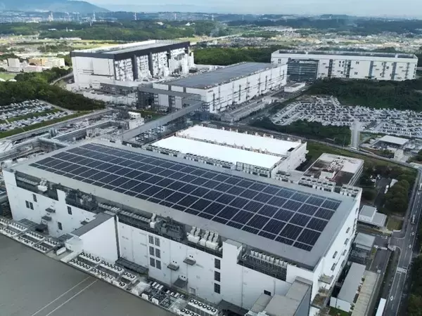 キオクシア四日市工場 新・第2製造棟でオンサイト型自家消費太陽光発電サービスを開始