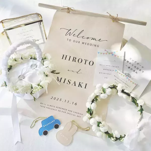 結婚式の人気演出！キッズが主役のリングガール・リングボーイが完ぺき 