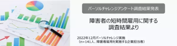 パーソルチャレンジ、短時間勤務による障害者雇用を支援