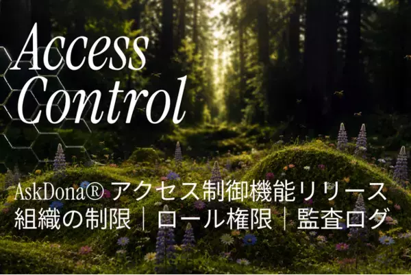 GFLOPS、法人向け生成AIプラットフォーム「AskDona」にエンタープライズ向けアクセス制御機能を追加