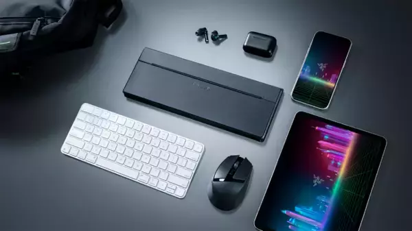 守る。プレイする。自在に使いこなす。Razer、ポータブルキーボード向け「Razer Travel Case Folio」を発表