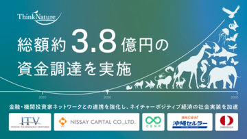 生物多様性ビッグデータでネイチャーポジティブを牽引する シンク・ネイチャー、総額約3.8億円の資金調達を実施
