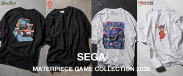 【セガの名作ゲーム4タイトルをフィーチャー】THE INTERNATIONAL IMAGES COLLECTIONより新作Tシャツコレクションを発売