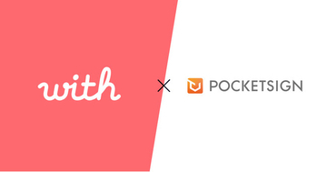 マッチングアプリ「with」の本人確認にPocketSign Verify導入