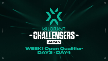 2022 VALORANT Champions Tour Challengers Japan Stage2 WEEK1 Open Qualifier DAY3 DAY4が5月14日、15日に開催！