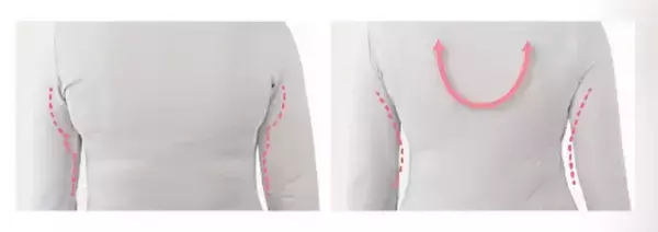 「大きな胸もスッキリ見せる！グラマーさんならではのバストの悩みを解消し、キレイを引き出す大人気フルカップブラ「どんとこいブラ」から冬の新色・パールグリーンが登場」の画像