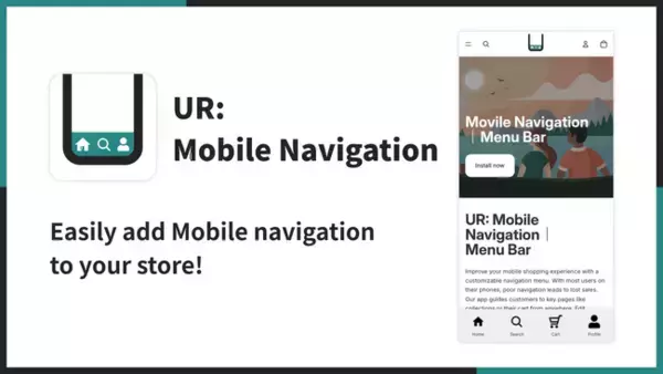 【海外向け】EC アプリ「UR: Mobile Navigation｜Menu Bar」を株式会社 UnReact がリリース