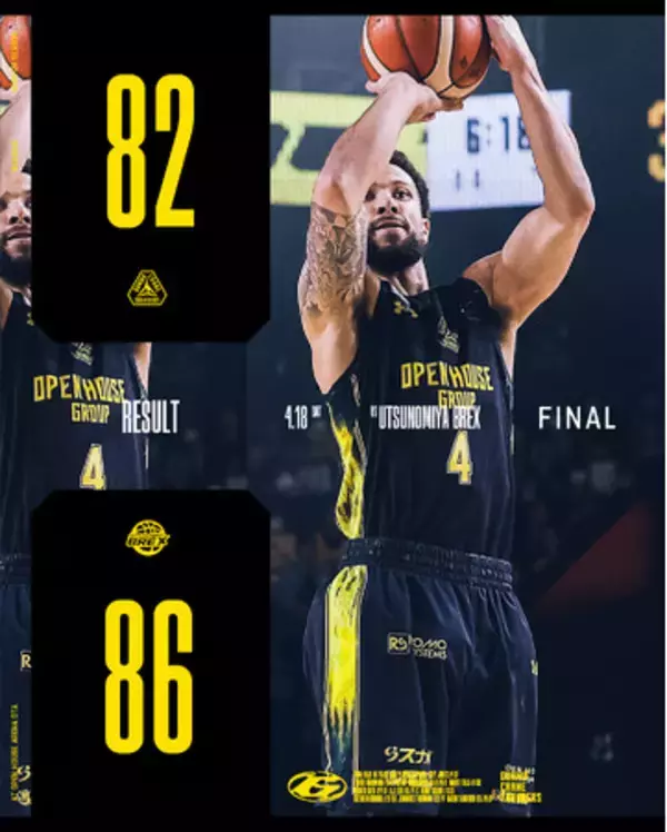 【群馬クレインサンダーズ：試合結果】4/18(土) vs 宇都宮ブレックス りそなグループ B.LEAGUE 2025-26シーズン