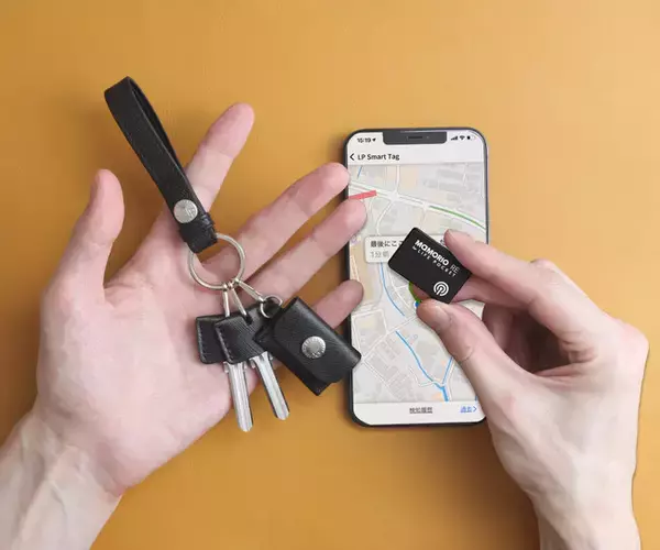 【新製品】もう鍵が迷子にならない”#なくさないキーリング”できました！「LIFE POCKET Smart Key Ring SAFFIANO」 がMakuakeで先行受注開始