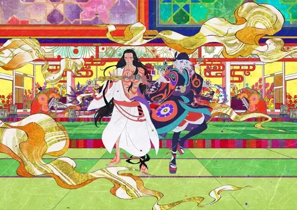 「『劇場版モノノ怪 第三章 蛇神』より、薬売りと神儀の新規描き下ろし絵柄を使用した商品などが、アニメイトにて5月29日発売！　特典「ステッカー」がもらえるフェアも同日より開催!!」の画像