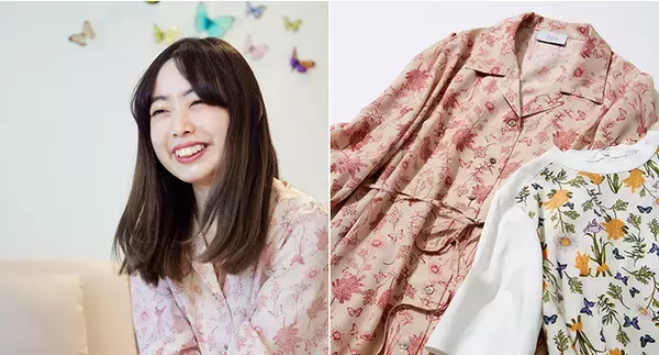 【エス エッセンシャルズ】国際女性デーに合わせてアーティスト福田愛子さんのイラストをプリントしたコラボアイテムを3月8日（火）発売