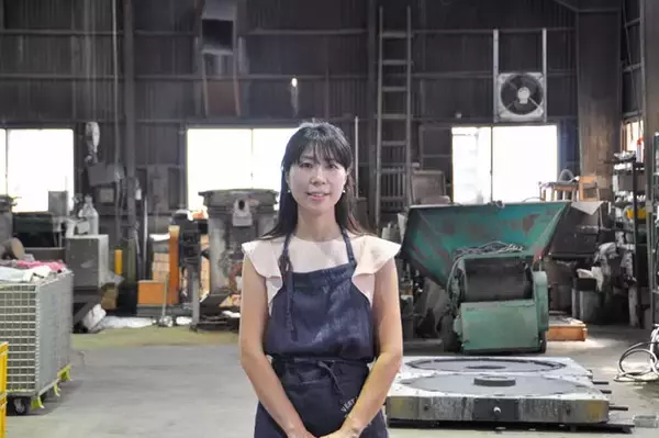 「「災害廃材を活用したサインスタンド」伝統の砂型鋳造で記憶をカタチ作る」の画像