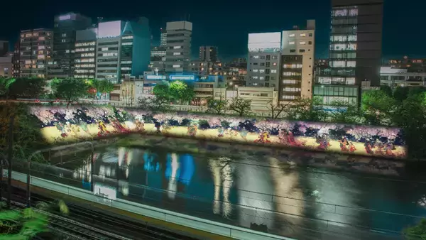 一旗プロデュース「外濠の水辺再生事業 江戸城外濠 プロジェクションマッピング」を開催。東京都の「外濠の水辺再生事業」の理解促進活動の一環として実施する実証実験。