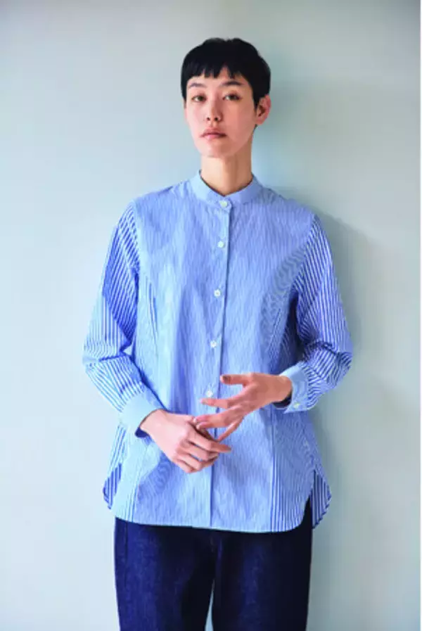 「アレンジがきく型紙」が好評の『月居良子のシャツ＆ブラウス』第二弾、シルエットの異なる身頃3パターン全22点のシャツとブラウスが作れる新刊『月居良子のドレスシャツ』5/31発売！動画付きでわかりやすい