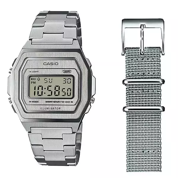 即完売した【CASIO CLASSIC PREMIUM SERIES】が待望の再入荷。夏の装いに映える、ユニセックスなシルバーウォッチ