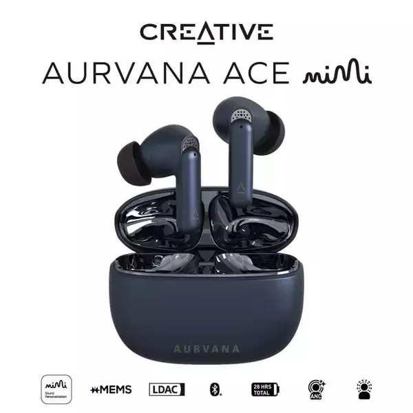 Mimi サウンド パーソナライゼーション、LDAC コーデック対応xMEMS ドライバー搭載ワイヤレス イヤホン　　Creative Aurvana Ace Mimi ［直販限定］　発売のお知らせ