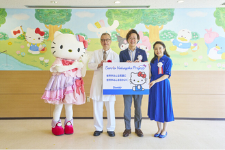 サンリオ、日本赤十字社医療センター小児病棟を23キャラクターを用いた空間づくりで支援