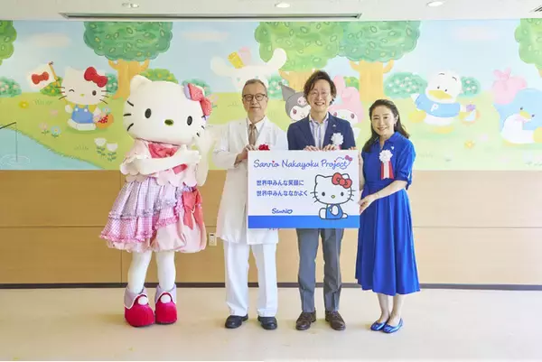 サンリオ、日本赤十字社医療センター小児病棟を23キャラクターを用いた空間づくりで支援
