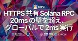 「ERPC、Solana RPC Unlimited Endpoint においてマルチリージョン向けクーポン提供を開始。HTTPS 共有 RPC の 20ms の壁を超え、2ms 実行をグローバルに」の画像1