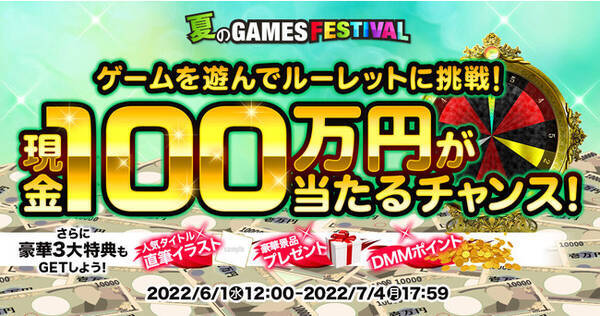 夏のdmm Games Festival 開催 キャンペーン限定の豪華直筆イラストや限定グッズが貰えるチャンス 毎日ゲームを遊んで応募しよう さらに 総額300万円分のポイントバックも実施 22年6月1日 エキサイトニュース