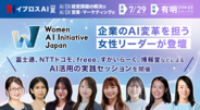 【富士通・すかいらーく・NTTドコモ・博報堂・freeeら登壇】AIで企業はどう変わるのか。大企業の実践事例を公開＜7/29・参加無料＞