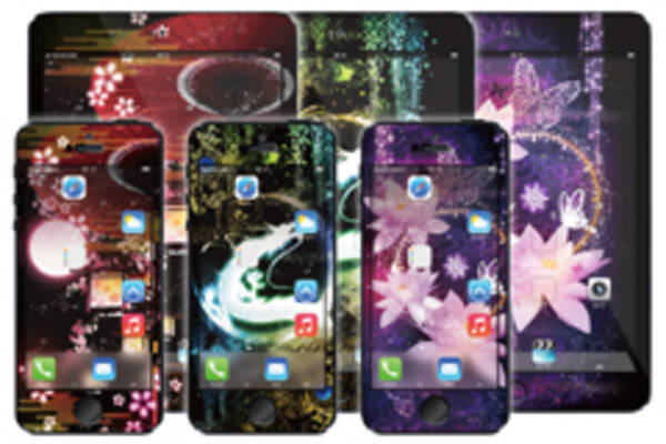 Iphone Ipad Miniの壁紙とスキンシールが一体化 和風 幻想 ゴシック 幻想 セットアップ Labの 人気デザインを シンクロスキン で発売 13年12月日 エキサイトニュース