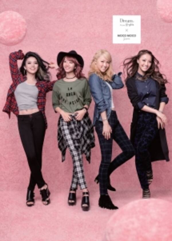 Right On ｍｏｃｏｍｏｃｏ Jeans キャンペーンcm イメージキャラクターとしてe Girlsの中心メンバーとしても活躍中の Dream の4人がcm出演 新cm モコモコイロイロ 篇 15年9月18日 エキサイトニュース