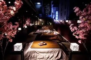 今年の夜桜お花見は こたつで鍋 それとも テラスでbbq 赤坂見附で 桜ガーデンテラス スタート 17年3月3日 エキサイトニュース
