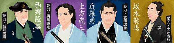 18年は明治維新150年 江戸研究家 イラストレーターの善養寺ススムが 幕末志士 の愛刀てぬぐいプロジェクトをスタート 武士の魂 日本の心を表現したい 16年9月7日 エキサイトニュース