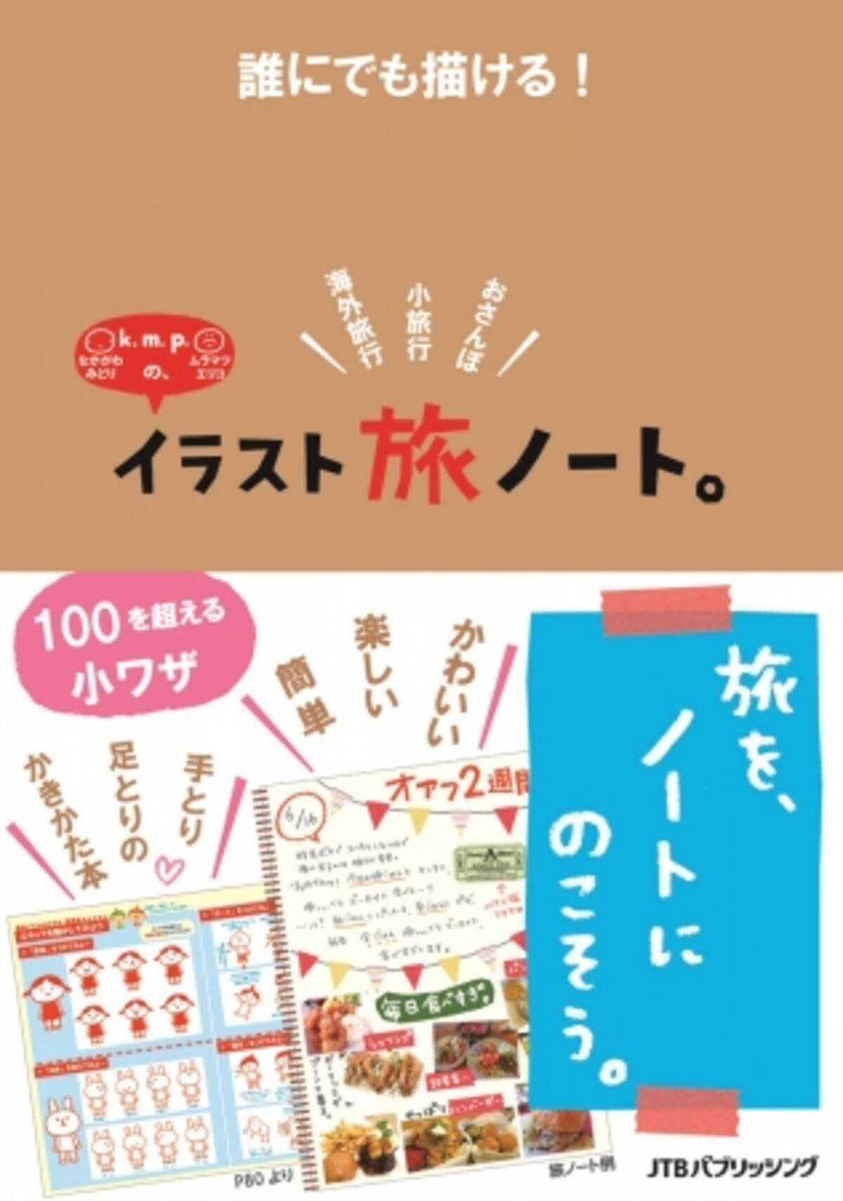 旅の思い出をノートに残そう 旅のイラストレーターk M P が教える簡単楽しいノート術 誰にでも描ける K M P の イラスト旅ノート 16年9月29日 エキサイトニュース