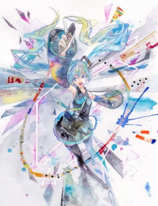 初音ミクの塗り絵 発売記念 塗り絵コンテストの審査結果を本日発表 アナログ パソコン スマホ塗りの力作 1 175点の作品が集う 17年3月28日 エキサイトニュース