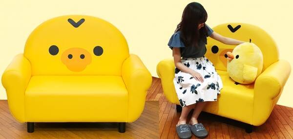 鮮やかな黄色がインパクト大 リラックマの人気キャラクターキイロイトリを忠実に再現した キイロイトリソファ が新登場 17年7月14日 エキサイトニュース