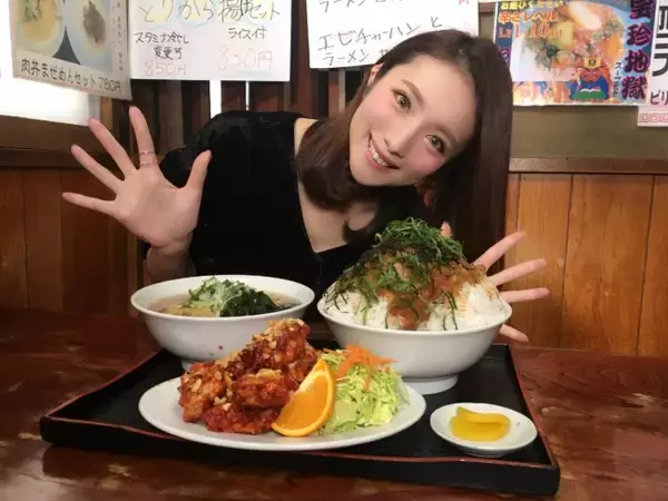 噂の美女は巨大フライドチキン30本を完食できる?! 次世代大食い美女 “ますぶちさちよ” がサイパンで大食い大会に挑戦