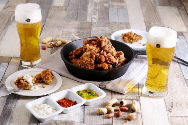 10種類から選べる スパイス ディップ とろ りチーズ でビールが進む 夏限定の ザクッじゅわ な 香潤鶏のから揚げ が ルミネ横浜7f バルバラアターブル から登場 18年7月4日 エキサイトニュース