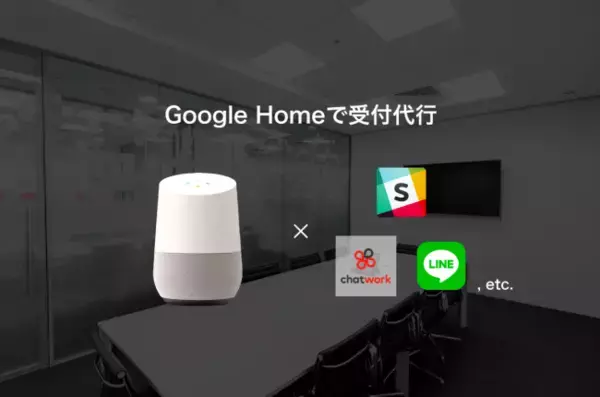 「無人受付システムをGoogle Homeで簡易に実現する無料アプリをリリース」の画像