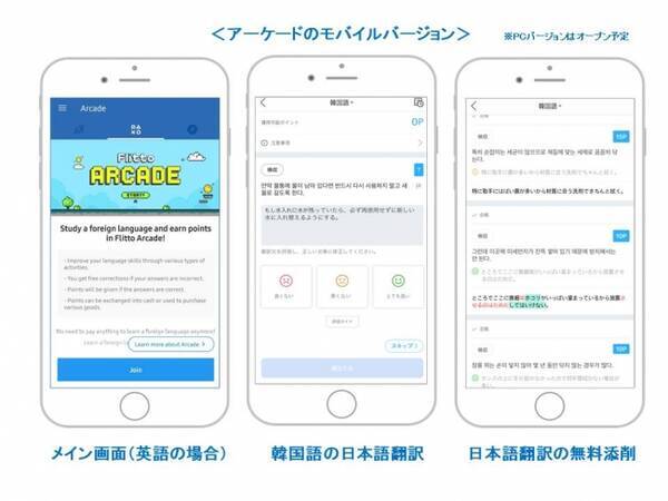 フリット 外国語クイズを解いて報酬をもらえるeラーニング 外国語学習サービス アーケード を発表 18年11月日 エキサイトニュース