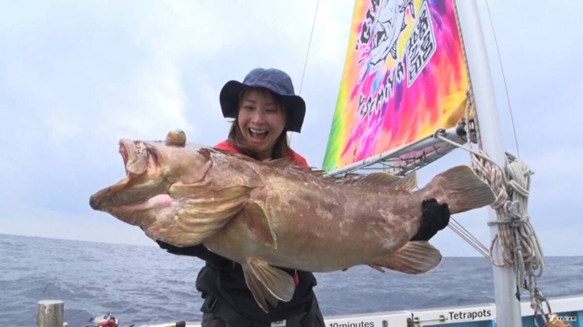 どきどきハラハラのラスト 児島玲子が大物と大奮闘 南国沖縄で挑む 泳がせ釣り 19年2月27日 エキサイトニュース