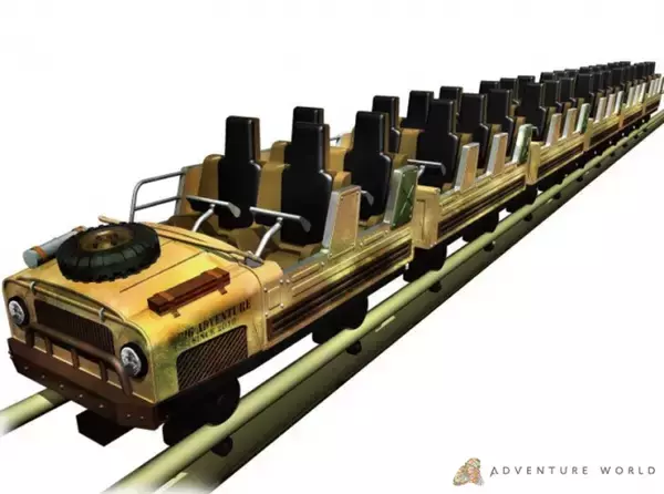 パーク最大最速のジェットコースター「ビッグアドベンチャーコースター」が「サファリ」をテーマにしたジープ型デザインに３月１日（金）リニューアル！