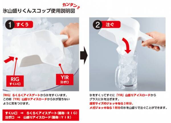 新商品 ジョッキ２杯分の氷を一度ですくえる 氷 こおり 山 やま 盛 も りくん スコップ 19年3月日 エキサイトニュース