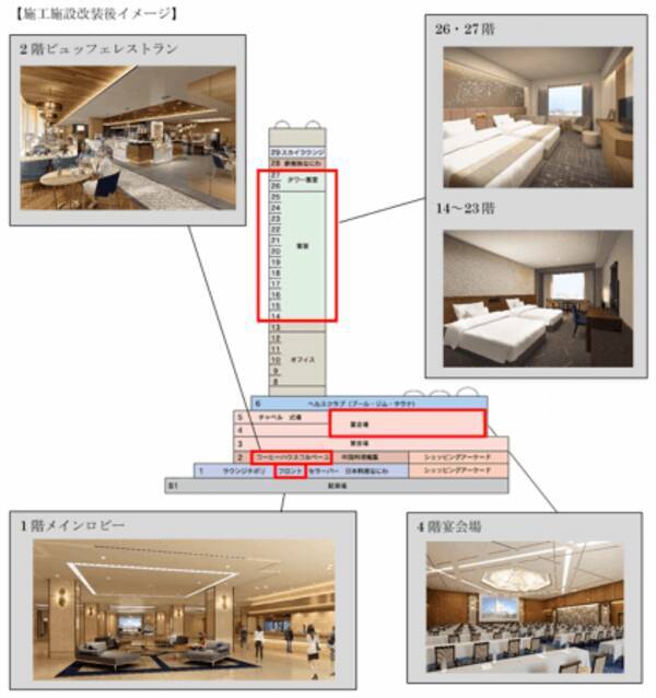 リーガロイヤルホテル小倉 1993年開業以来初の大規模リニューアル コンセプトは 美 Be Royal 19年4月19日 エキサイトニュース