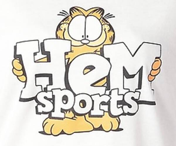ガーフィールド Hem Sports の限定コラボレーションアイテムが登場 4月より全国のスポーツオーソリティにて販売開始 19年4月25日 エキサイトニュース
