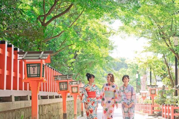 暑い日も涼やか浴衣で楽しもう 京都着物レンタル夢館の お得な夏キャンペーン でさらに夏休みも充実 19年5月19日 エキサイトニュース